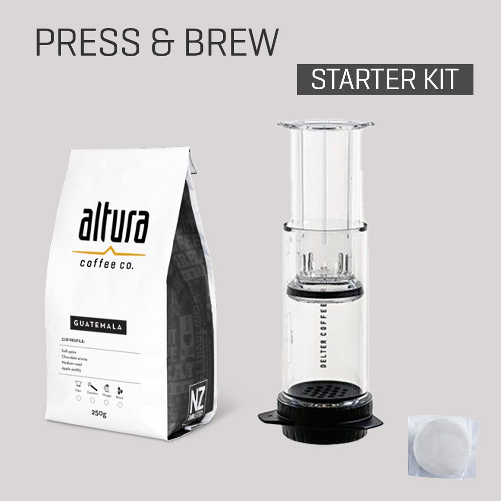 Press & Brew Starter Kit — Starter Kits Altura Coffee Co.